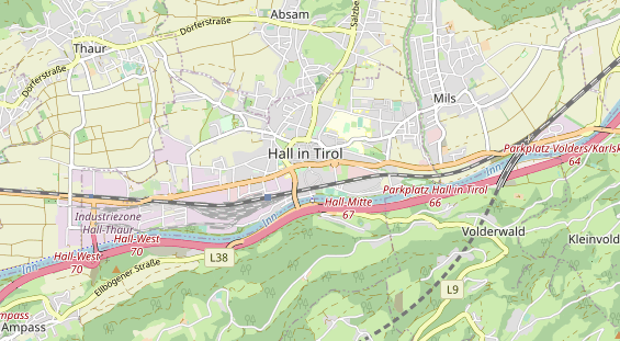 Restaurant auf Karte