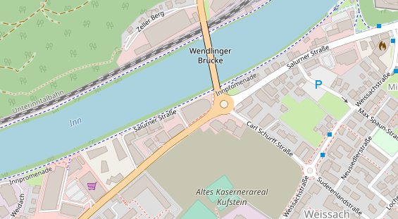 Restaurant auf Karte