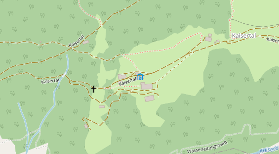 Restaurant auf Karte