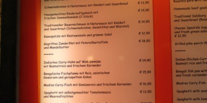 Essen-gehen - Art der Küche: international - PLZ 5071 (Österreich) - Saran Essbar