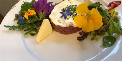 Essen-gehen - Art der Küche: international - Arlberg - Beef Tartare - Restaurant San Antonio