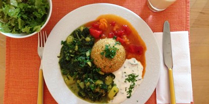 Essen-gehen - Mahlzeiten: Mittagessen - Atzing (Pattigham, Mehrnbach) - Die Ayurveda-Küche