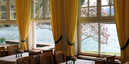 Essen-gehen - Sitzplätze im Freien - Mondsee - Unsere Jagdstube
(keine Hunde erlaubt) - Hotel & Gasthof Fürberg