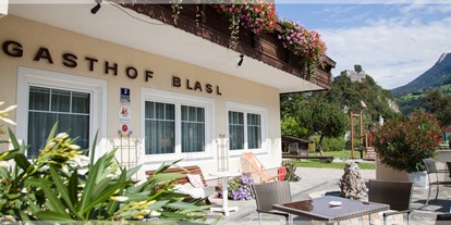 Essen-gehen - Sitzplätze im Freien - Badhof - Herzlich Willkommen!
Nichtraucherlokal seit April 2018 - Familiengasthof Blasl