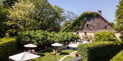 Essen-gehen - Art der Küche: österreichisch - PLZ 5081 (Österreich) - Gastgarten - ****Hotel und Restaurant Schlosswirt zu Anif