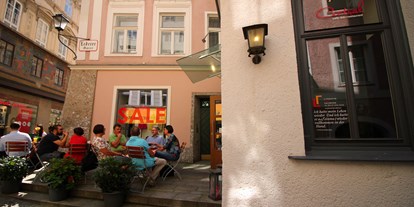 Essen-gehen - Sitzplätze im Freien - Salzburg-Stadt Maxglan - Cafe, Bar, Restaurant Central