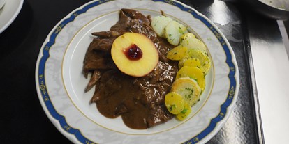 Essen-gehen - Gerichte: Desserts - Oberösterreich - Leber angerichtet  - Gössnitzer