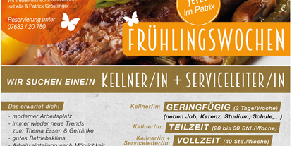 Essen-gehen - Art der Küche: österreichisch - Finkenröth - PatriX Restaurant l Hotel l Bar