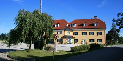 Essen-gehen - grüner Gastgarten - Mattsee - Wirt Weissau