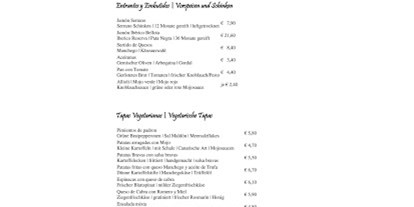 Essen-gehen - Gerichte: Meeresfrüchte - PLZ 20355 (Deutschland) - Speisekarte - EL IBERICO Tapas Restaurant