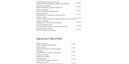 Essen-gehen - grüner Gastgarten - PLZ 20357 (Deutschland) - Speisekarte - EL IBERICO Tapas Restaurant
