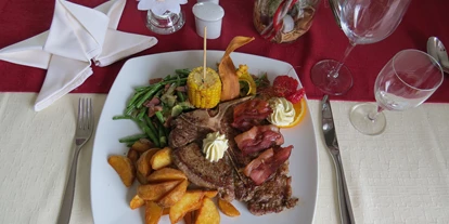 Essen-gehen - Mahlzeiten: Frühstück - Gröbming - T-Bone Steak - Hotel Restaurant Loy