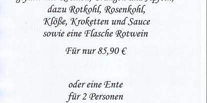 Essen-gehen - zum Mitnehmen - Niedersachsen - Gasthaus Alt Rössing