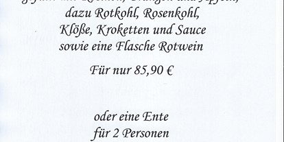Essen-gehen - zum Mitnehmen - PLZ 31139 (Deutschland) - Gasthaus Alt Rössing