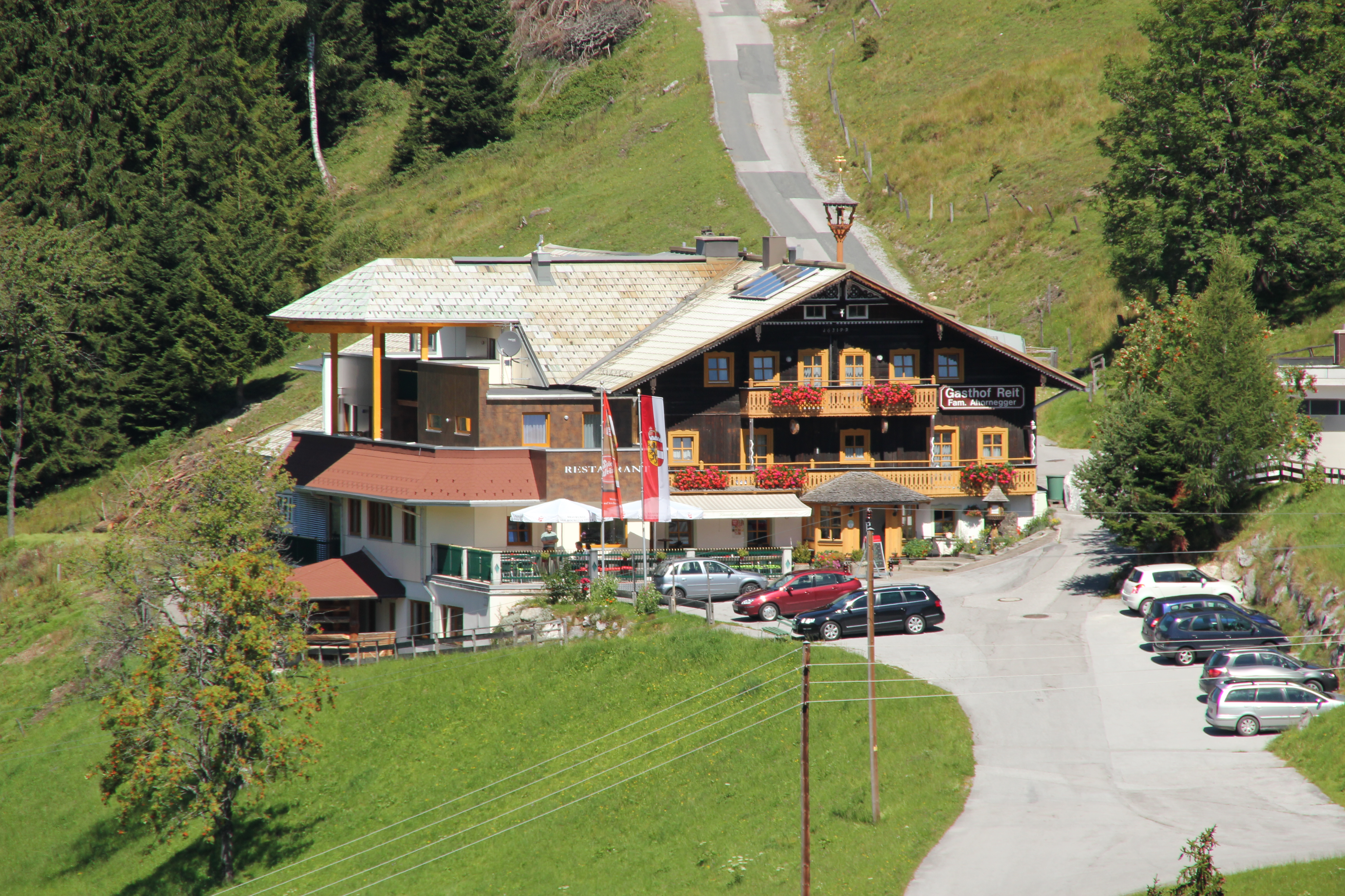 Restaurant - Unsere Ferienanlage mit Panoramarestaurant und Sonnenterassen - Panoramarestaurant Reithof