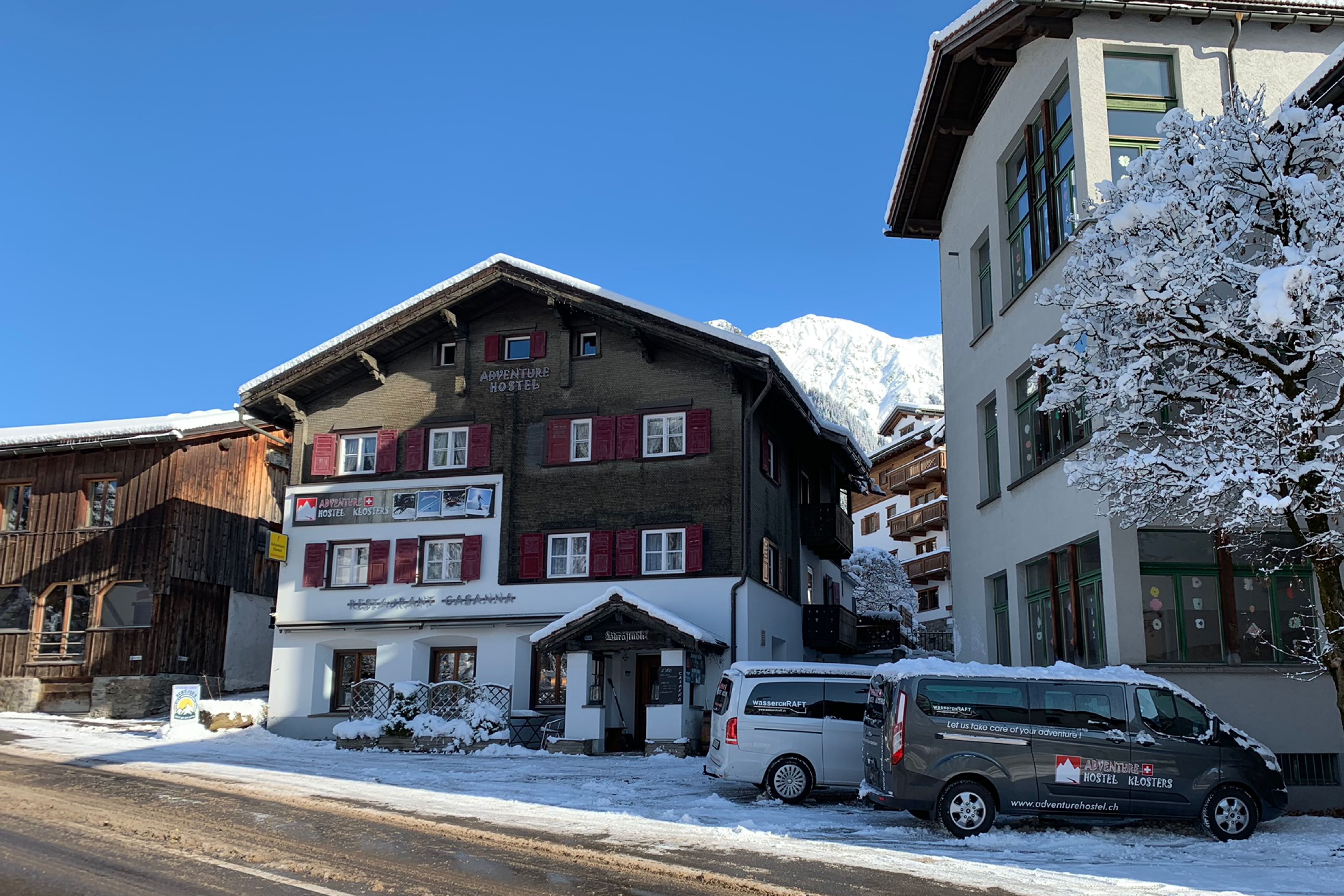 Restaurant - Restaurant Casanna Adventure Hostel Klosters