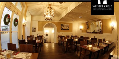 Essen-gehen - Mahlzeiten: Abendessen - Rothenburg (Rothenburg) - Ristorante Pizzeria Weisses Kreuz