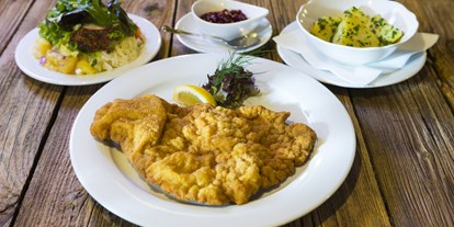 Essen-gehen - Gerichte: Schnitzel - Fahrafeld (Kasten bei Böheimkirchen) - Gasthaus Ambichl