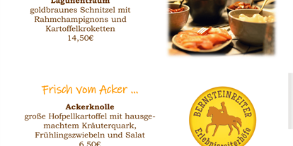 Essen-gehen - Art der Küche: europäisch - Vorpommern - Hofcafé & Hofküche Bernsteinreiter Barth