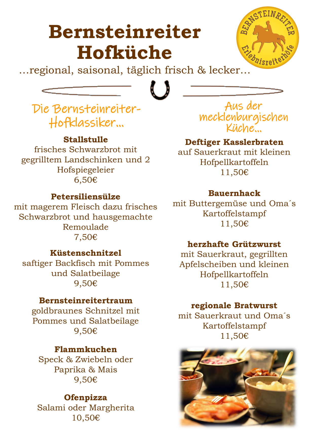 Restaurant - Hofcafé & Hofküche Bernsteinreiter Hirschburg