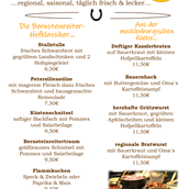 Restaurant - Hofcafé & Hofküche Bernsteinreiter Hirschburg