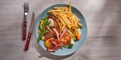 Essen-gehen - Gerichte: Gegrilltes - Zwölfaxing - XXXLutz Restaurant MaHü