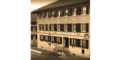 Essen-gehen - Sitzplätze im Freien - St. Gallen - Brauerei Gebäude - Gasthaus Brauerei (Braui)