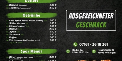 Essen-gehen - Gerichte: Fast-Food - PLZ 73095 (Deutschland) - Da&Da Heiningen 
