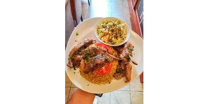 Essen-gehen - Art der Küche: türkisch - Zieglau - Biriyani-Reis mit Lammfleisch  - Eleven Eleven Restaurant & Tagesbar - Salzburg