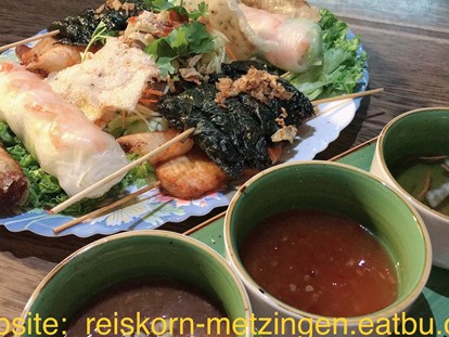 Essen-gehen - Gerichte: Meeresfrüchte - PLZ 72800 (Deutschland) - Vietnamesische Restaurant REISKORN Metzingen
