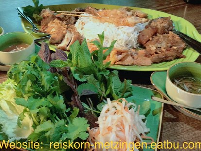 Essen-gehen - Gerichte: Gegrilltes - Vietnamesische Restaurant REISKORN Metzingen