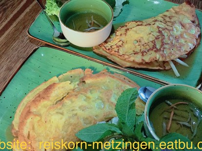 Essen-gehen - Sitzplätze im Freien - Vietnamesische Restaurant REISKORN Metzingen