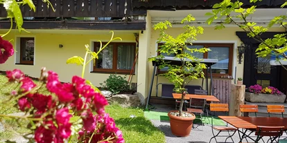 Essen-gehen - Sitzplätze im Freien - Bayerischer Wald - Biergarten - Gasthof Mühle / Natur- & Wanderhotel