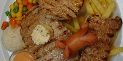 Essen-gehen - Gerichte: Gegrilltes - Schleißheim - Unser Aktions Grillteller jeden Donnerstag von 17:00 bis 21:00 Uhr. - Gasthaus Wirt in Strass