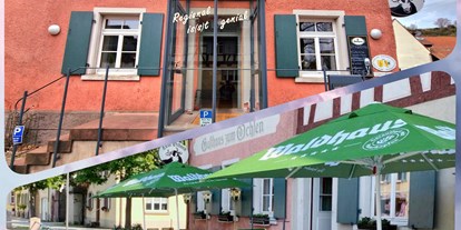 Essen-gehen - Eichstetten am Kaiserstuhl - Unser Gasthaus mit Außenterrasse - Gasthaus zum Ochsen