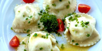 Essen-gehen - Gerichte: Meeresfrüchte - Liebetig - handgemachte Kärntner Kasnudl - Restaurant Sissi