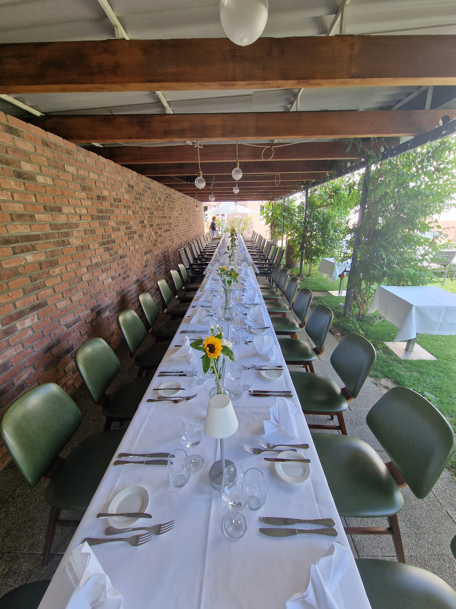 Restaurant - Überdachte Terrasse - Restaurant Villa Erlenbad