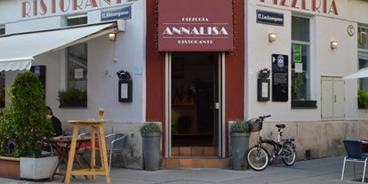 Essen-gehen - Sitzplätze im Freien - Wien Floridsdorf - Pizzeria Da Annalisa