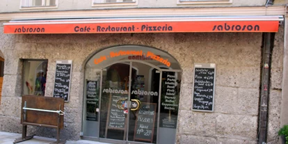 Essen-gehen - Sitzplätze im Freien - Zieglau - Pizzeria Sabroson