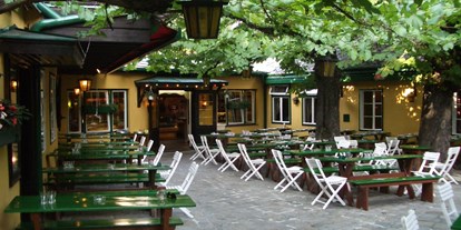 Essen-gehen - grüner Gastgarten - Wien Penzing - Alter Bach-Hengl