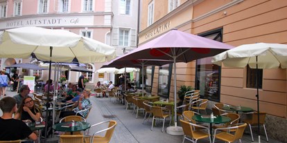 Essen-gehen - Mahlzeiten: Frühstück - Salzburg-Stadt Salzburger Altstadt - Café Latini