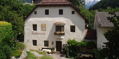 Essen-gehen - Preisniveau: €€€ - Albeins - Historisches Gasthaus Turmwirt in Gufidaun - Restaurant Turmwirt