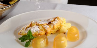 Essen-gehen - Gerichte: Antipasti - Trentino-Südtirol - Topfen-Apfel-Schmarrn - Gasthof Ansitz Fonteklaus