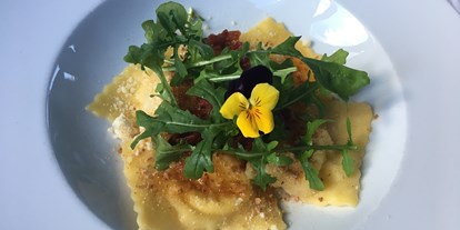 Essen-gehen - Gerichte: Pasta & Nudeln - Südtirol - Hausgemachte Nudelteigtaschen - Hotel - Restaurant Rosmarie