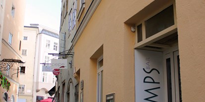 Essen-gehen - Sitzplätze im Freien - Salzburg-Stadt Maxglan - Shrimps Bar und Restaurant