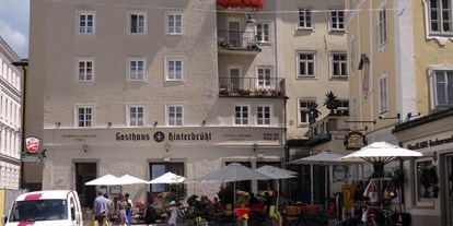 Essen-gehen - Sitzplätze im Freien - Salzburg-Stadt Maxglan - Gasthaus Hinterbrühl