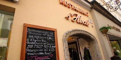 Essen-gehen - Sitzplätze im Freien - Oberwinkl (Elsbethen) - Restaurant s'Herzl