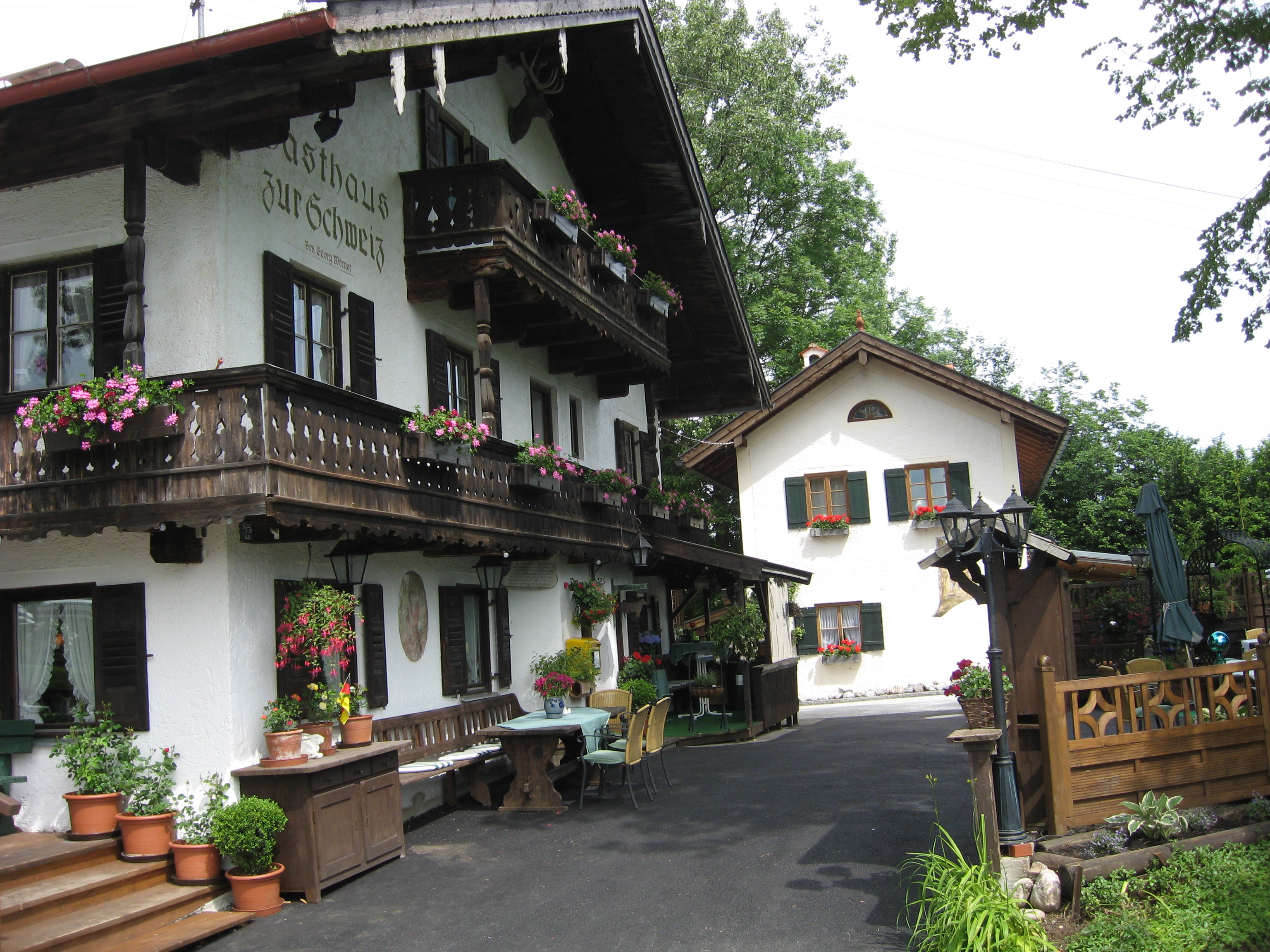 Restaurant - Außenansicht - Gasthof Die Schweizer Wirtin