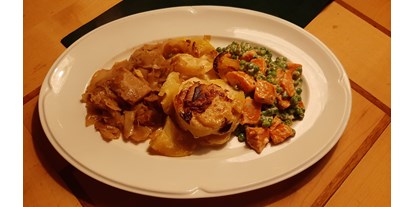 Essen-gehen - Art der Küche: deutsch - Randersacker - Vegetarisches Gemüsedreierlei an Kartoffel-Sahnegratin
13.90 € - SophienBäck