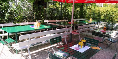 Essen-gehen - Sitzplätze im Freien - Haslach (Elsbethen) - Krimpelstätter, Braugasthof